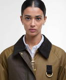 Barbour Giubbino Alma Wax Donna LWX1465 Sand/arch. Olive/beech/ancient - Beige