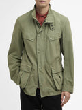 Barbour Giubbino Garment Dyed Duke Uomo MCA1100 Burnt Olive - Verde