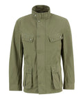 Barbour Giubbino Garment Dyed Duke Uomo MCA1100 Burnt Olive - Verde