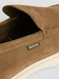Barbour Mocassini Carty Uomo MFO0797 Taupe Suede - Marrone