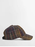 Barbour Berretto con Visiera Telfield Tartan Uomo MHA0910 Classic - Verde
