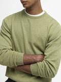 Barbour Pullover Pima Cotton Uomo MKN0932 Laurel Green - Verde