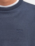 Barbour Pullover Pima Cotton Uomo MKN0932 Navy - Blu