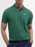 Barbour Polo Tartan Pique Uomo MML0012 Racing Green - Verde