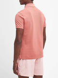 Barbour Polo Tartan Pique Uomo MML0012 Pink Clay - Rosa