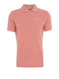 Barbour Polo Tartan Pique Uomo MML0012 Pink Clay - Rosa