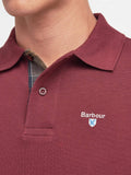 Barbour Polo Tartan Pique Uomo MML0012 Ruby - Bordeaux