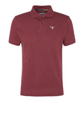 Barbour Polo Tartan Pique Uomo MML0012 Ruby - Bordeaux