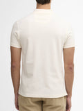 Barbour Polo Tartan Pique Uomo MML0012 Whisper White/classic - Avorio