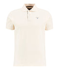 Barbour Polo Tartan Pique Uomo MML0012 Whisper White/classic - Avorio