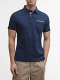 Barbour Polo Premium Corpatch Uomo MML1496 Navy - Blu