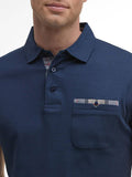 Barbour Polo Premium Corpatch Uomo MML1496 Navy - Blu