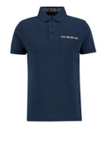 Barbour Polo Premium Corpatch Uomo MML1496 Navy - Blu