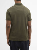Barbour Polo Premium Corpatch Uomo MML1496 Dark Olive - Verde