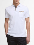 Barbour Polo Premium Corpatch Uomo MML1496 White - Bianco