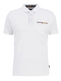 Barbour Polo Premium Corpatch Uomo MML1496 White - Bianco