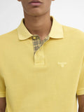 Barbour Polo Washed Tartan Uomo MML1535 Washed Yellow - Giallo
