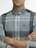 Barbour Camicia Casual Harris Uomo MSH5071 Highland Lake Tartan - Blu