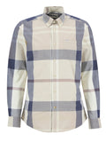 Barbour Camicia Casual Harris Tailored Uomo MSH5071 Oban Mist Tartan - Beige