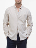 Barbour Camicia Casual Nelson Uomo MSH5090 Stone - Avorio