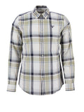 Barbour Camicia Casual Kidd Uomo MSH5295 Laurel Green - Verde