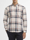 Barbour Camicia Casual Kidd Uomo MSH5295 Whisper White/classic - Avorio