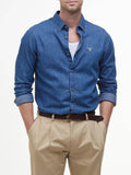 Barbour Camicia Jeans Chambray Crest Uomo MSH5588 - Denim