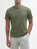 Barbour T-shirt Essential Sports Uomo MTS0331 Burnt Olive - Verde