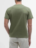 Barbour T-shirt Essential Sports Uomo MTS0331 Burnt Olive - Verde