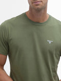 Barbour T-shirt Essential Sports Uomo MTS0331 Burnt Olive - Verde