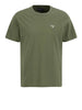 barbour t shirt essential sports uomo mts0331 burnt olive verde 167170763