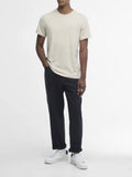 Barbour T-shirt Tartan Sports Uomo MTS0670 Mist - Bianco