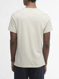 Barbour T-shirt Tartan Sports Uomo MTS0670 Mist - Bianco
