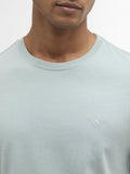 Barbour T-shirt Tartan Sports Uomo MTS0670 Slate - Celeste