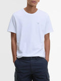 Barbour T-shirt Tartan Sports Uomo MTS0670 White - Bianco