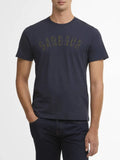 Barbour T-shirt Berwick Tartan Uomo MTS1562 Navy - Blu