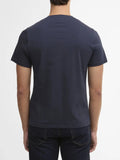 Barbour T-shirt Berwick Tartan Uomo MTS1562 Navy - Blu