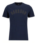 Barbour T-shirt Berwick Tartan Uomo MTS1562 Navy - Blu