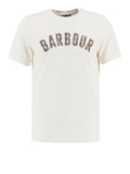 Barbour T-shirt Berwick Tartan Uomo MTS1562 Whisper White - Bianco