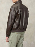 Blauer Giubbino di Pelle Coniston Uomo 26SBLUL02441-007515 Nero Caffe' - Marrone