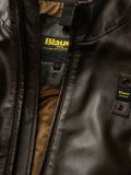Blauer Giubbino di Pelle Coniston Uomo 26SBLUL02441-007515 Nero Caffe' - Marrone