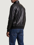 Blauer Giubbino di Pelle Coniston Uomo 26SBLUL02441-007515 - Nero