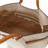 CafèNoir Borsa Shopper Donna C3YA1004 Panna/cuoio - Avorio