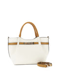 CafèNoir Borsa Shopper Donna C3YA1005 Panna/cuoio - Avorio