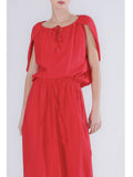 CafèNoir Vestito Longuette Donna C7JA0277 - Rosso