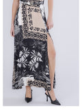 CafèNoir Vestito Longuette Donna C7JA0294 Multi Patchwork - Multicolore