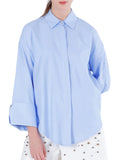 CafèNoir Camicia Casual Donna C7JC0230 - Celeste