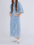 CafèNoir Jeans Wide Donna C7JP0294 - Denim