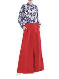 CafèNoir Pantalone Palazzo Donna C7JP0307 - Rosso