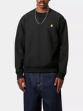 Carhartt Felpa American Script Unisex I025475 Black - Nero